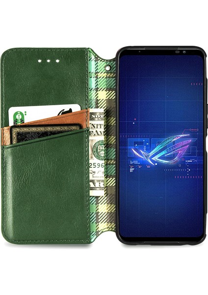 Asus Rog Phone 6 Kart Tutuculu Cüzdan Pu Deri Çevirme Çubuğu Telefon Kılıfı (Yurt Dışından) modelleri