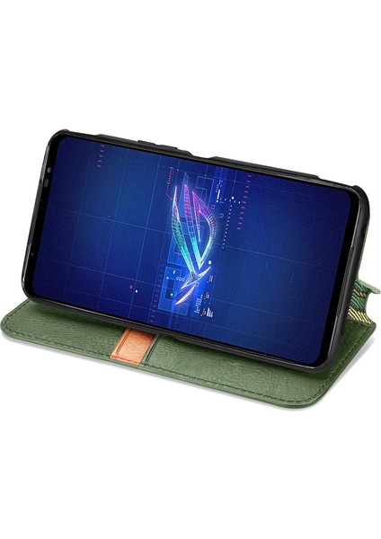 Asus Rog Phone 6 Kart Tutuculu Cüzdan Pu Deri Çevirme Çubuğu Telefon Kılıfı (Yurt Dışından) fırsatları