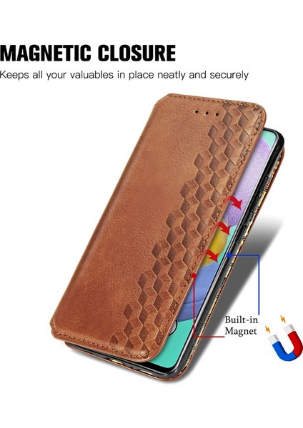 Samsung Galaxy A51 4g Kart Tutuculu Cüzdan Pu Deri Çevirme Çubuğu Telefon Kılıfı (Yurt Dışından) indirimleri