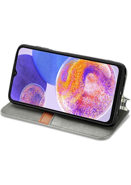 Samsung Galaxy A23 Kart Tutuculu Cüzdan Pu Deri Çevirme Çubuğu Telefon Kılıfı (Yurt Dışından) fırsatları