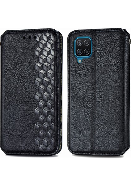Samsung Galaxy A12 Kart Tutuculu Cüzdan Pu Deri Çevirme Çubuğu Telefon Kılıfı (Yurt Dışından) fiyatları