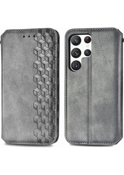 Samsung Galaxy S23 Ultra Kart Tutuculu Cüzdan Pu Deri Çevirme Çubuğu Telefon Kılıfı (Yurt Dışından) fiyatları