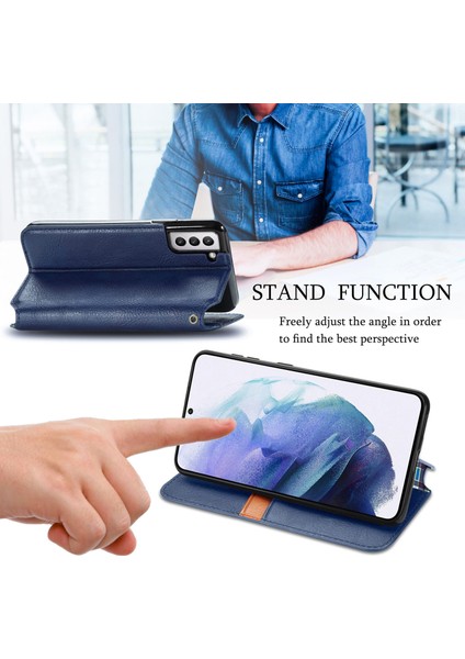 Samsung Galaxy S22 Kart Tutuculu Cüzdan Pu Deri Çevirme Çubuğu Telefon Kılıfı (Yurt Dışından) modelleri