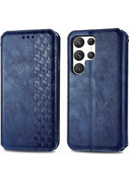 Samsung Galaxy S23 Ultra Kart Tutuculu Cüzdan Pu Deri Çevirme Çubuğu Telefon Kılıfı (Yurt Dışından) fiyatları