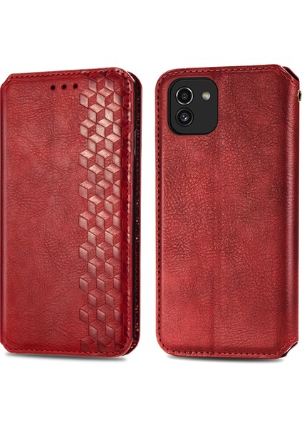 Samsung Galaxy A03 Kart Tutuculu Cüzdan Pu Deri Çevirme Çubuğu Telefon Kılıfı (Yurt Dışından) fiyatları