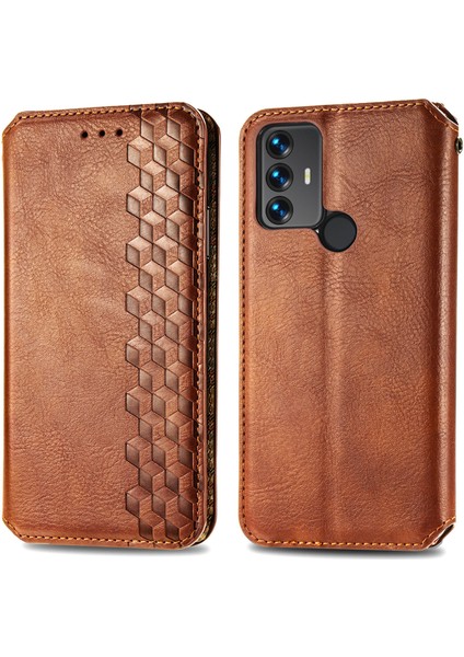 Tcl 30 Se Kart Tutuculu Cüzdan Pu Deri Çevirme Çubuğu Telefon Kılıfı (Yurt Dışından) fiyatları