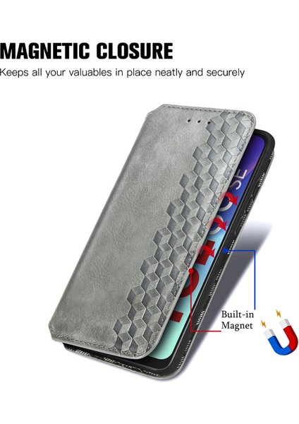 Tcl 30 Se Kart Tutuculu Cüzdan Pu Deri Çevirme Çubuğu Telefon Kılıfı (Yurt Dışından) indirimleri