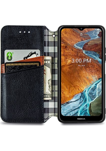 Nokia G300 Kart Tutuculu Cüzdan Pu Deri Çevirme Çubuğu Telefon Kılıfı (Yurt Dışından) modelleri