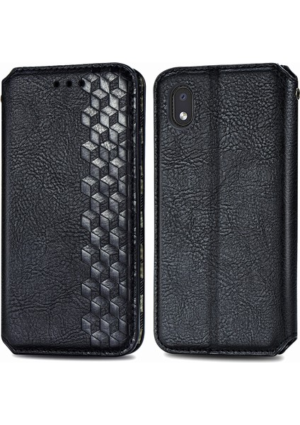 Samsung Galaxy A01 Core Kart Tutuculu Cüzdan Pu Deri Çevirme Çubuğu Telefon Kılıfı (Yurt Dışından) indirimleri
