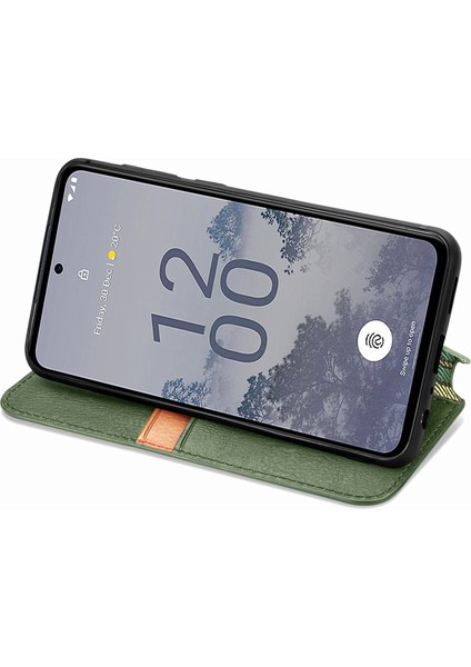 Nokia X30 Kart Tutuculu Cüzdan Pu Deri Çevirme Çubuğu Telefon Kılıfı (Yurt Dışından)