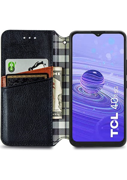 Tcl 40R Kart Tutuculu Cüzdan Pu Deri Çevirme Çubuğu Telefon Kılıfı (Yurt Dışından) modelleri