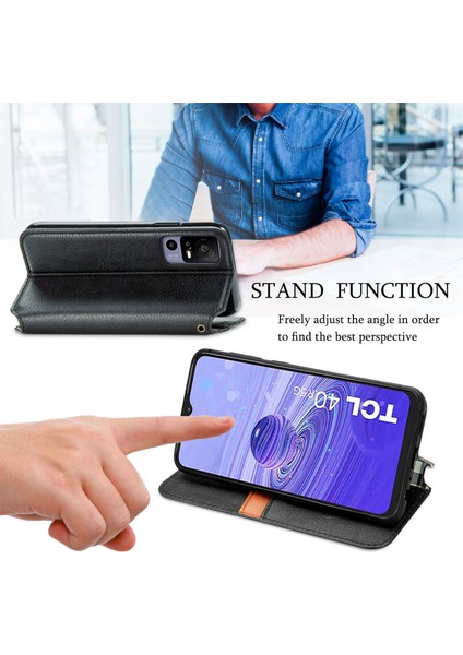 Tcl 40R Kart Tutuculu Cüzdan Pu Deri Çevirme Çubuğu Telefon Kılıfı (Yurt Dışından) fırsatları