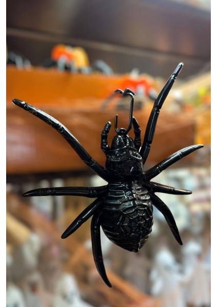 Halloween Cadılar Bayramı Işıklı Örümcek Siyah