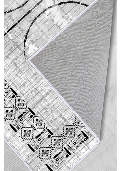 Dijital Baskı Yıkanabilir Kaymaz Taban Salon Halısı Rvg0039-Sd1069