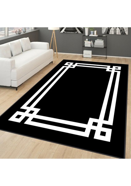 Dijital Baskı Yıkanabilir Kaymaz Taban Salon Halısı Rvg0077-Sd694