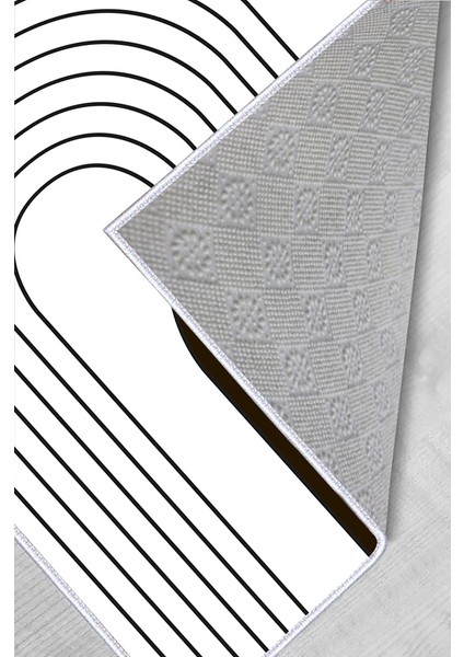 Dijital Baskı Yıkanabilir Kaymaz Taban Salon Halısı Rvg0127-Sd934