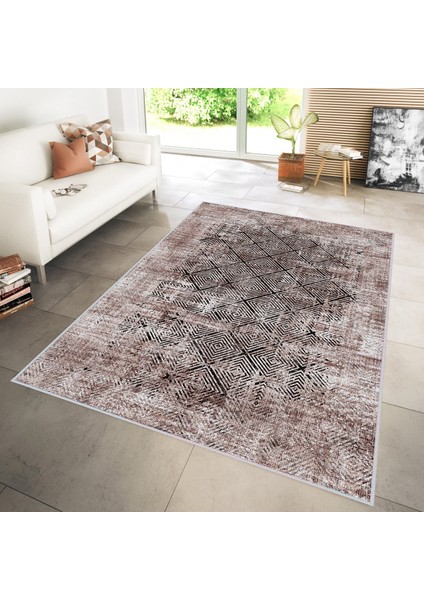 Dijital Baskı Yıkanabilir Kaymaz Taban Salon Halısı Rvg0157-Sd829