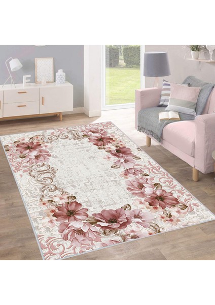 Dijital Baskı Yıkanabilir Kaymaz Taban Salon Halısı Rvg0202-Sd767