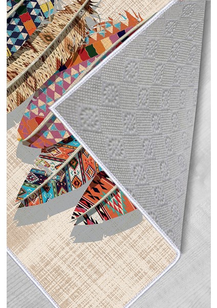 Dijital Baskı Yıkanabilir Kaymaz Taban Salon Halısı Rvg0151-Sd561