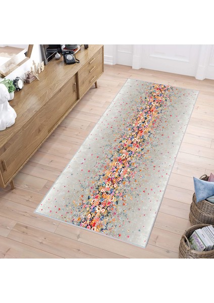 Dijital Baskı Yıkanabilir Kaymaz Taban Salon Halısı Rvg0239