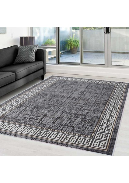 Dijital Baskı Yıkanabilir Kaymaz Taban Salon Halısı Rvg0352