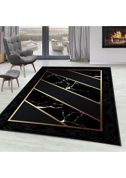 Dijital Baskı Yıkanabilir Kaymaz Taban Salon Halısı Rvg0292-Sd715
