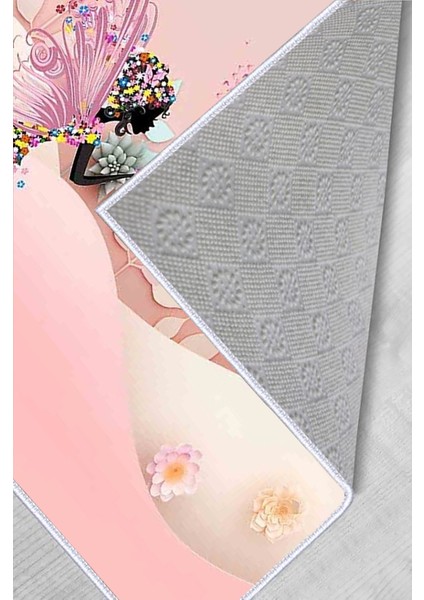 Dijital Baskı Yıkanabilir Kaymaz Taban Salon Halısı Rvg0384 modelleri