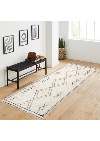 Dijital Baskı Yıkanabilir Kaymaz Taban Salon Halısı Rvg1071