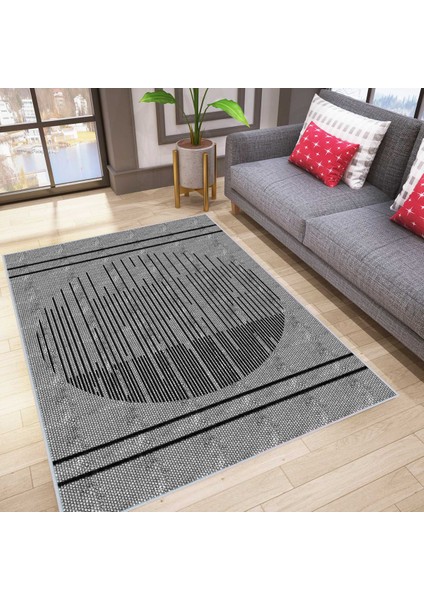 Dijital Baskı Yıkanabilir Kaymaz Taban Salon Halısı Rvg0028-Sd918