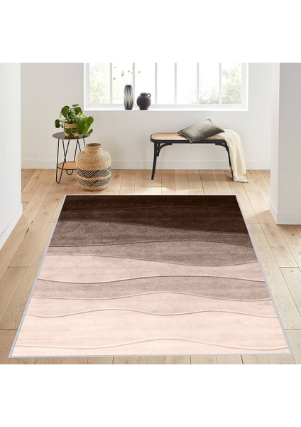 Dijital Baskı Yıkanabilir Kaymaz Taban Salon Halısı Rvg1073