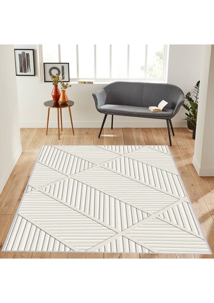Dijital Baskı Yıkanabilir Kaymaz Taban Salon Halısı Rvg1075