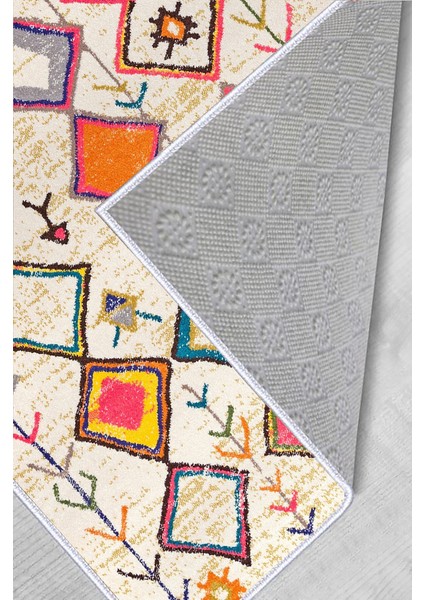 Dijital Baskı Yıkanabilir Kaymaz Taban Salon Halısı Rvg0146-Sd1183