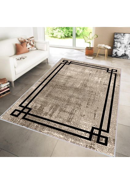 Dijital Baskı Yıkanabilir Kaymaz Taban Salon Halısı Rvg0154-Sd571