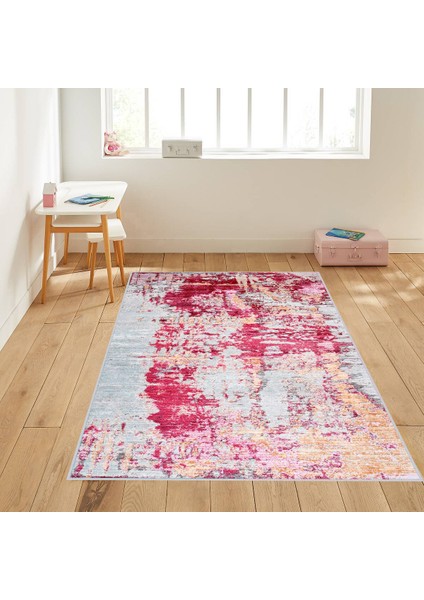 Dijital Baskı Yıkanabilir Kaymaz Taban Salon Halısı Rvg1172