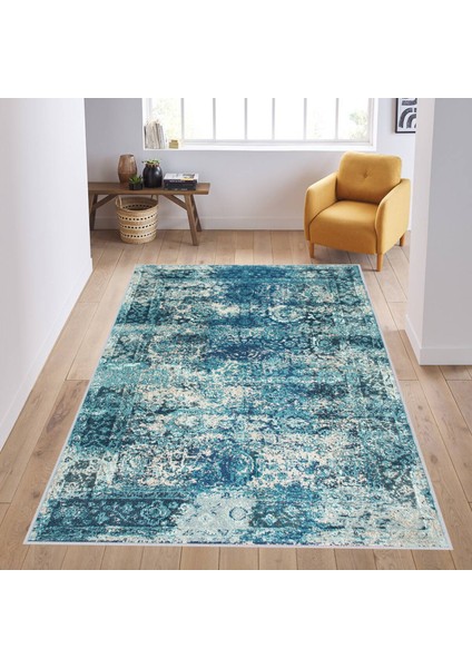 Dijital Baskı Yıkanabilir Kaymaz Taban Salon Halısı Rvg1175