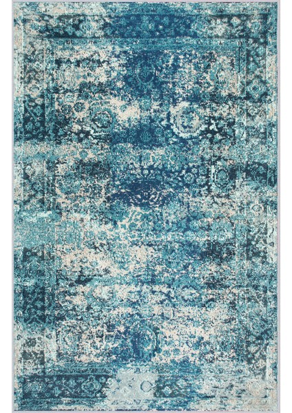 Dijital Baskı Yıkanabilir Kaymaz Taban Salon Halısı Rvg1175