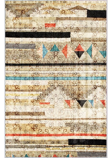 Dijital Baskı Yıkanabilir Kaymaz Taban Salon Halısı Rvg1519-Hy1205