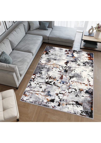 Dijital Baskı Yıkanabilir Kaymaz Taban Salon Halısı Rvg0539