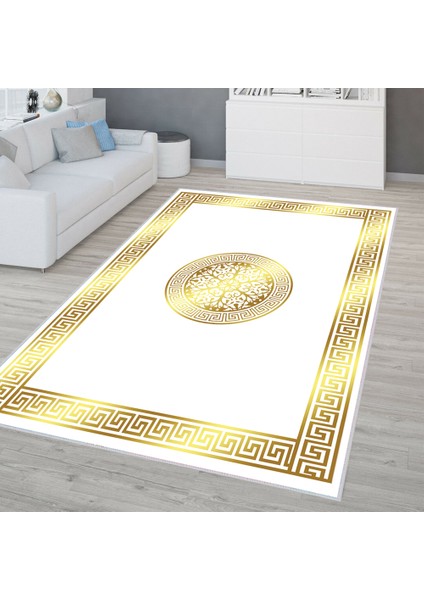 Dijital Baskı Yıkanabilir Kaymaz Taban Salon Halısı Rvg0327-Sm46