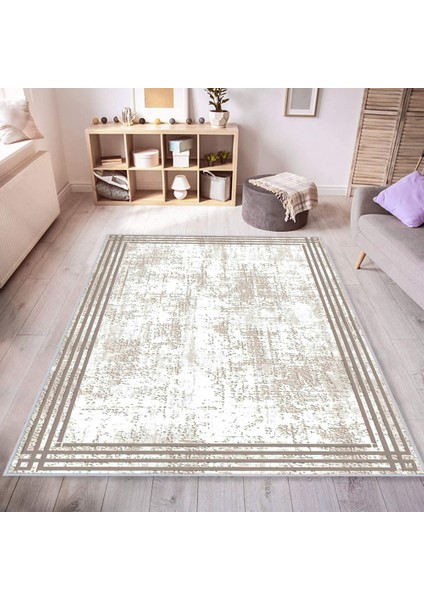 Dijital Baskı Yıkanabilir Kaymaz Taban Salon Halısı Rvg0436