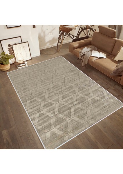 Dijital Baskı Yıkanabilir Kaymaz Taban Salon Halısı Rvg0505