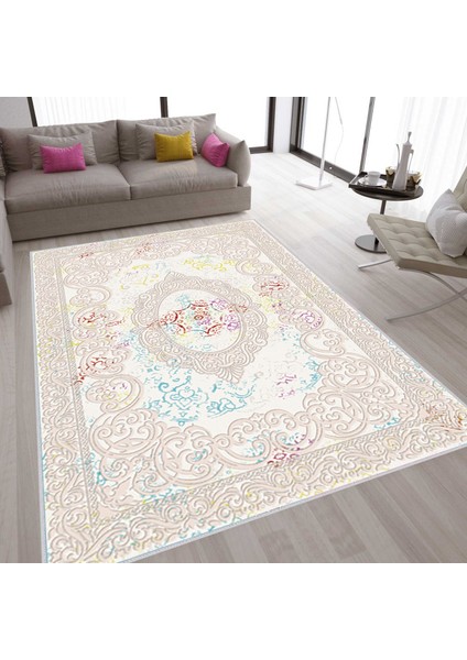 Dijital Baskı Yıkanabilir Kaymaz Taban Salon Halısı Rvg1555-Hy1057