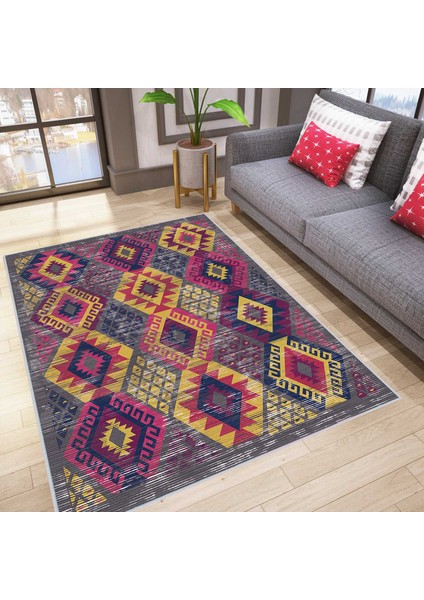 Dijital Baskı Yıkanabilir Kaymaz Taban Salon Halısı Rvg1617 fiyatları