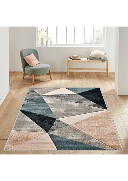Dijital Baskı Yıkanabilir Kaymaz Taban Salon Halısı Rvg1007