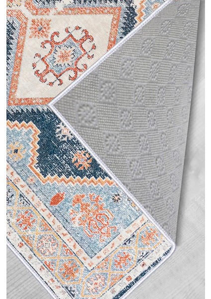 Dijital Baskı Yıkanabilir Kaymaz Taban Salon Halısı Rvg1688