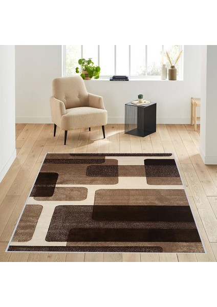 Dijital Baskı Yıkanabilir Kaymaz Taban Salon Halısı Rvg1754