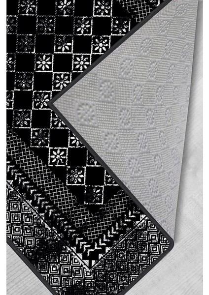 Dijital Baskı Yıkanabilir Kaymaz Taban Salon Halısı Rvg0107-Sd1137