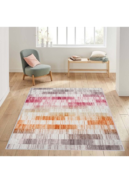 Dijital Baskı Yıkanabilir Kaymaz Taban Salon Halısı Rvg1431