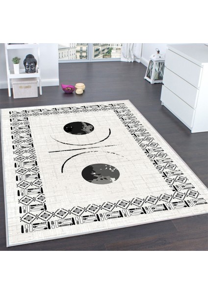 Dijital Baskı Yıkanabilir Kaymaz Taban Salon Halısı Rvg0181-Sd1067