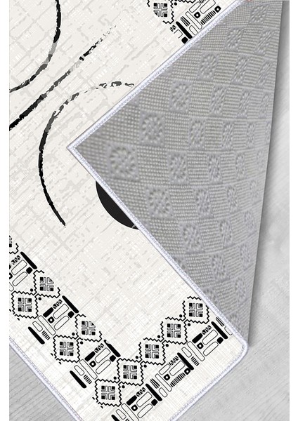 Dijital Baskı Yıkanabilir Kaymaz Taban Salon Halısı Rvg0181-Sd1067